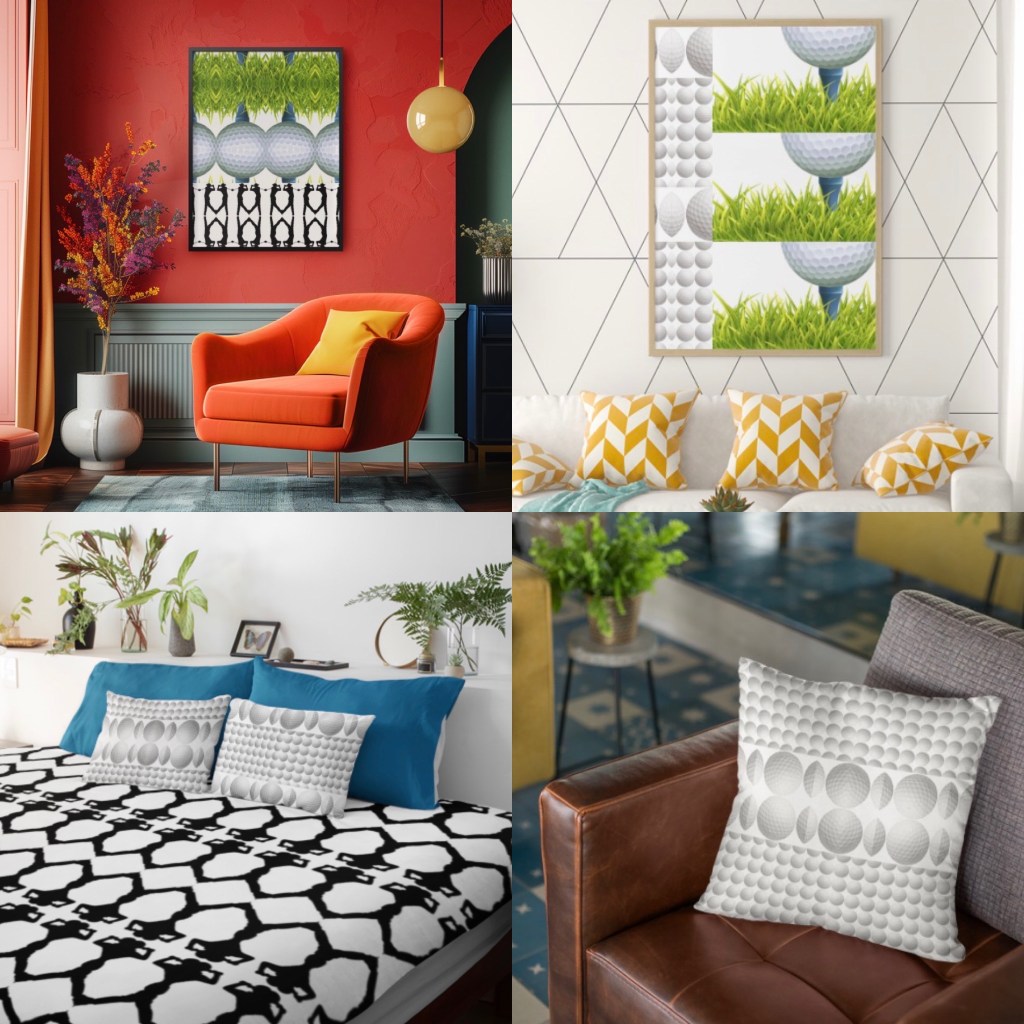 Golf Inspired Home Decor